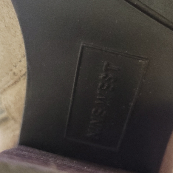 Nine west light beige high heel low boots - Picture 4 of 5